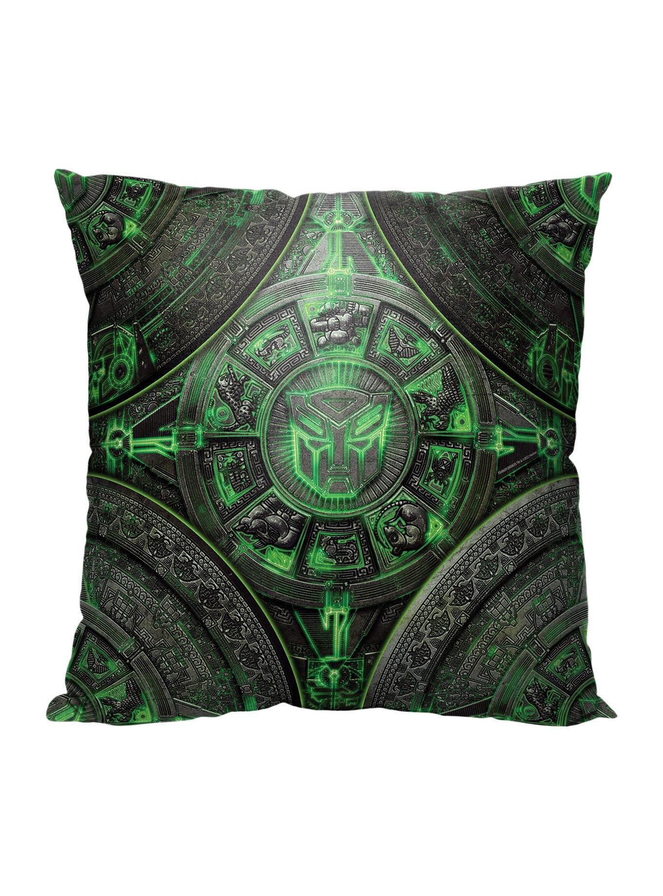 Transformers: Rise Of The Beasts Autobot Shield Pattern Printed Throw Pillow, , hi-res