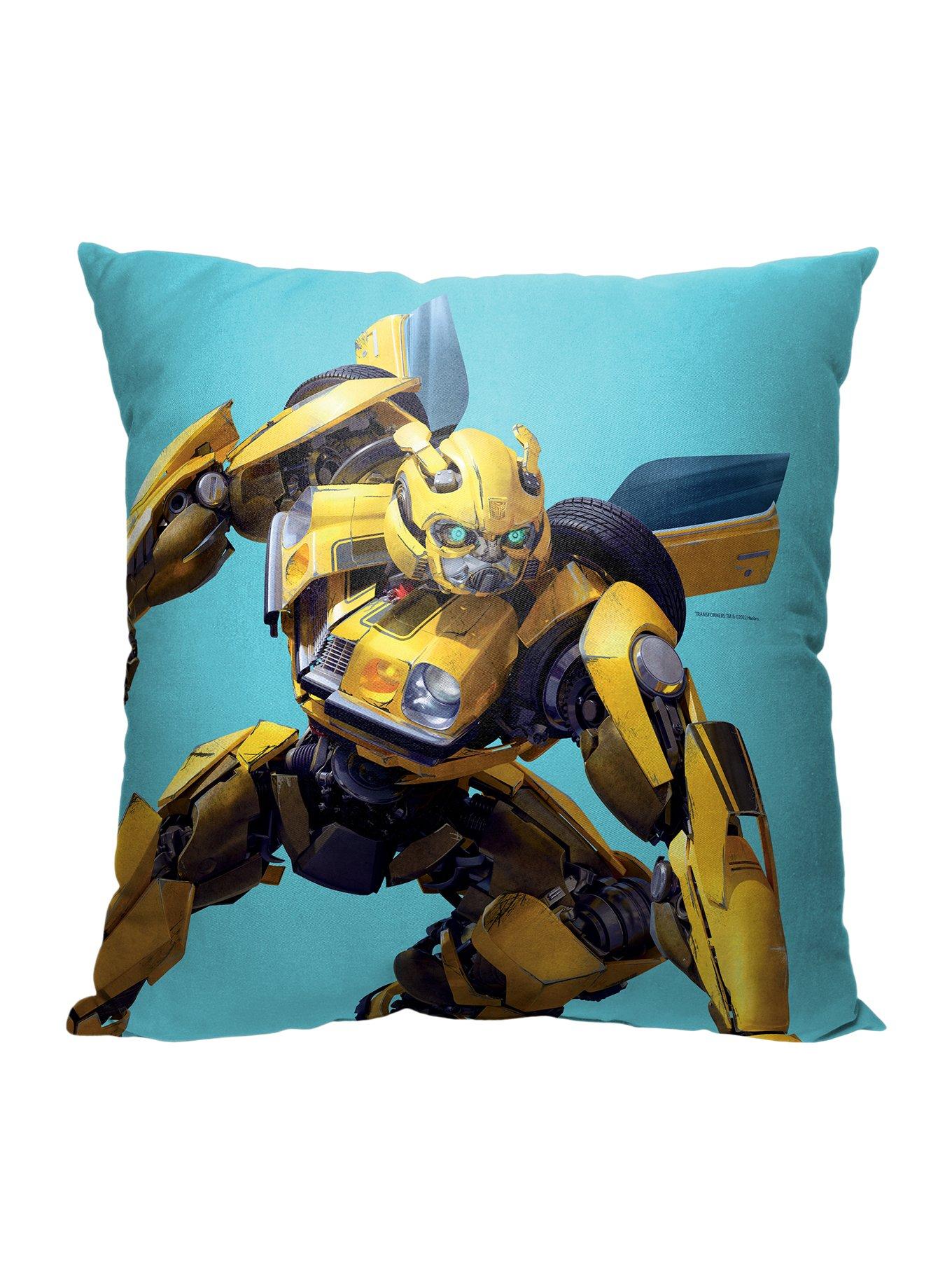 Transformers: Rise Of The Beasts Bumblebee Printed Throw Pillow, , hi-res