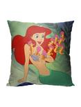 Disney The Little Mermaid Classic Seahorse Friends Printed Throw Pillow, , hi-res