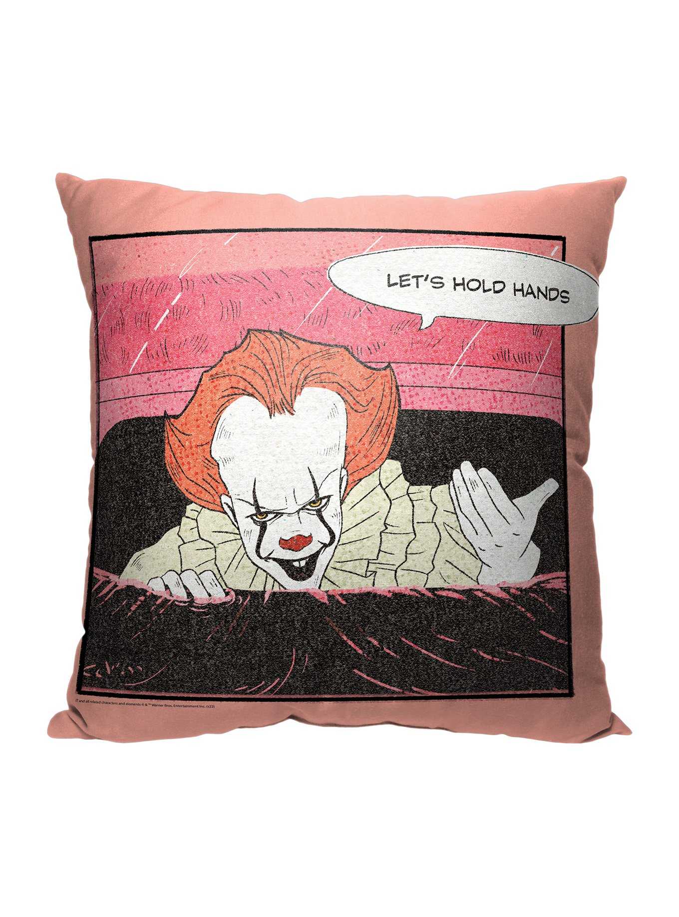 It Let's Hold Hands Printed Throw Pillow, , hi-res