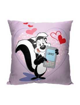 Looney Tunes Pepe Le Pew Cutie Printed Throw Pillow, , hi-res