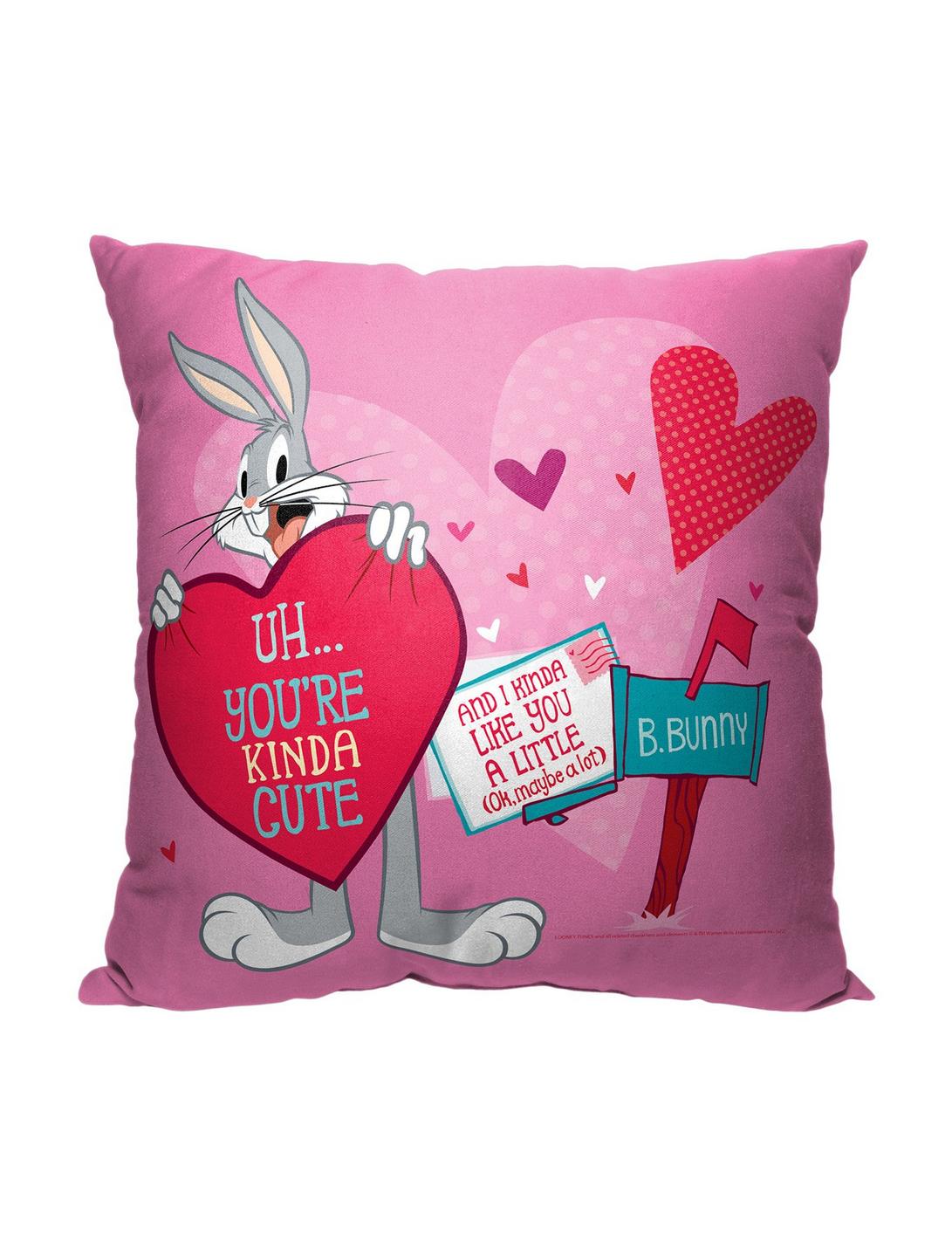 Looney Tunes Love Letter Printed Throw Pillow, , hi-res
