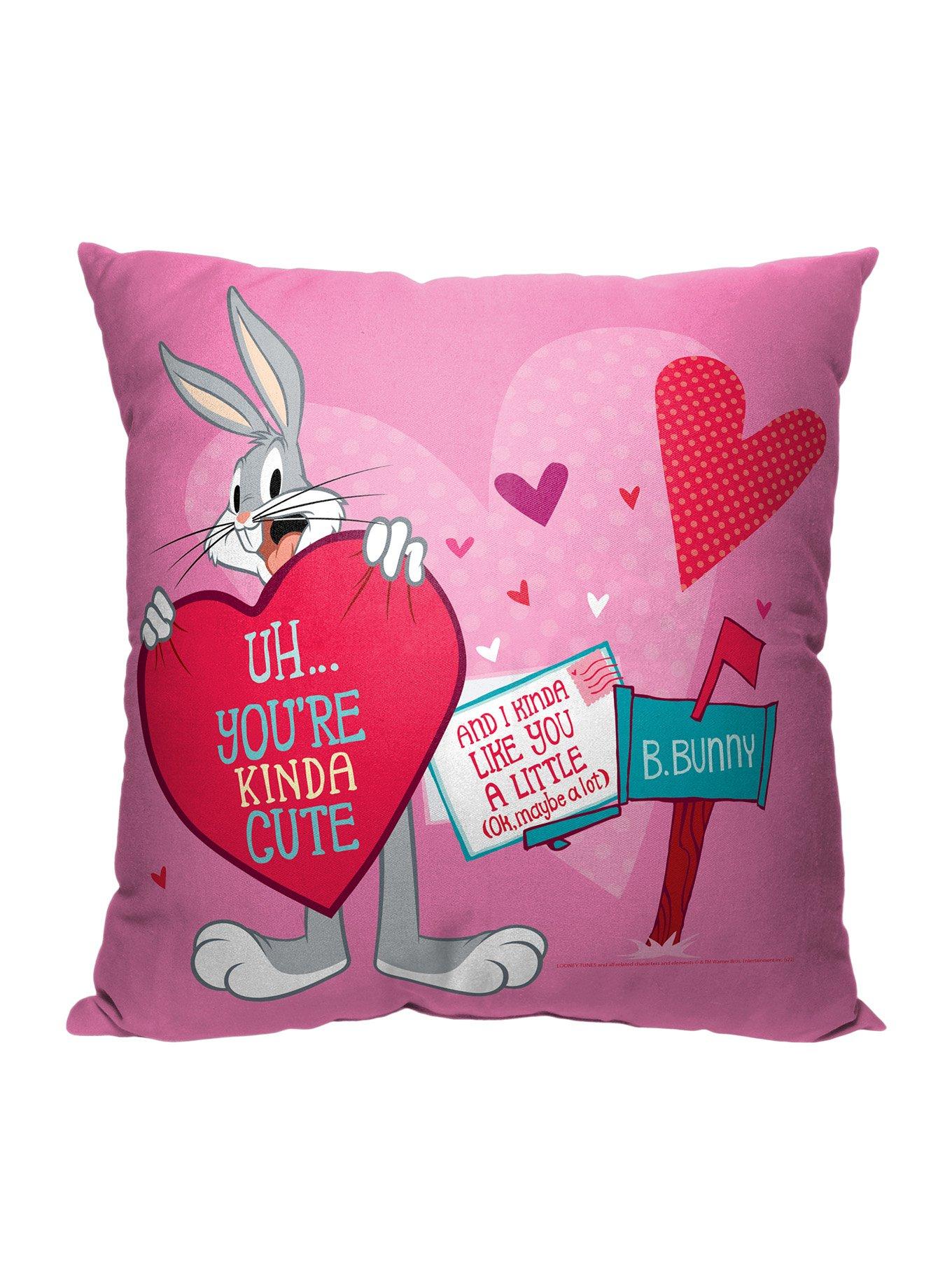 Looney Tunes Love Letter Printed Throw Pillow, , hi-res