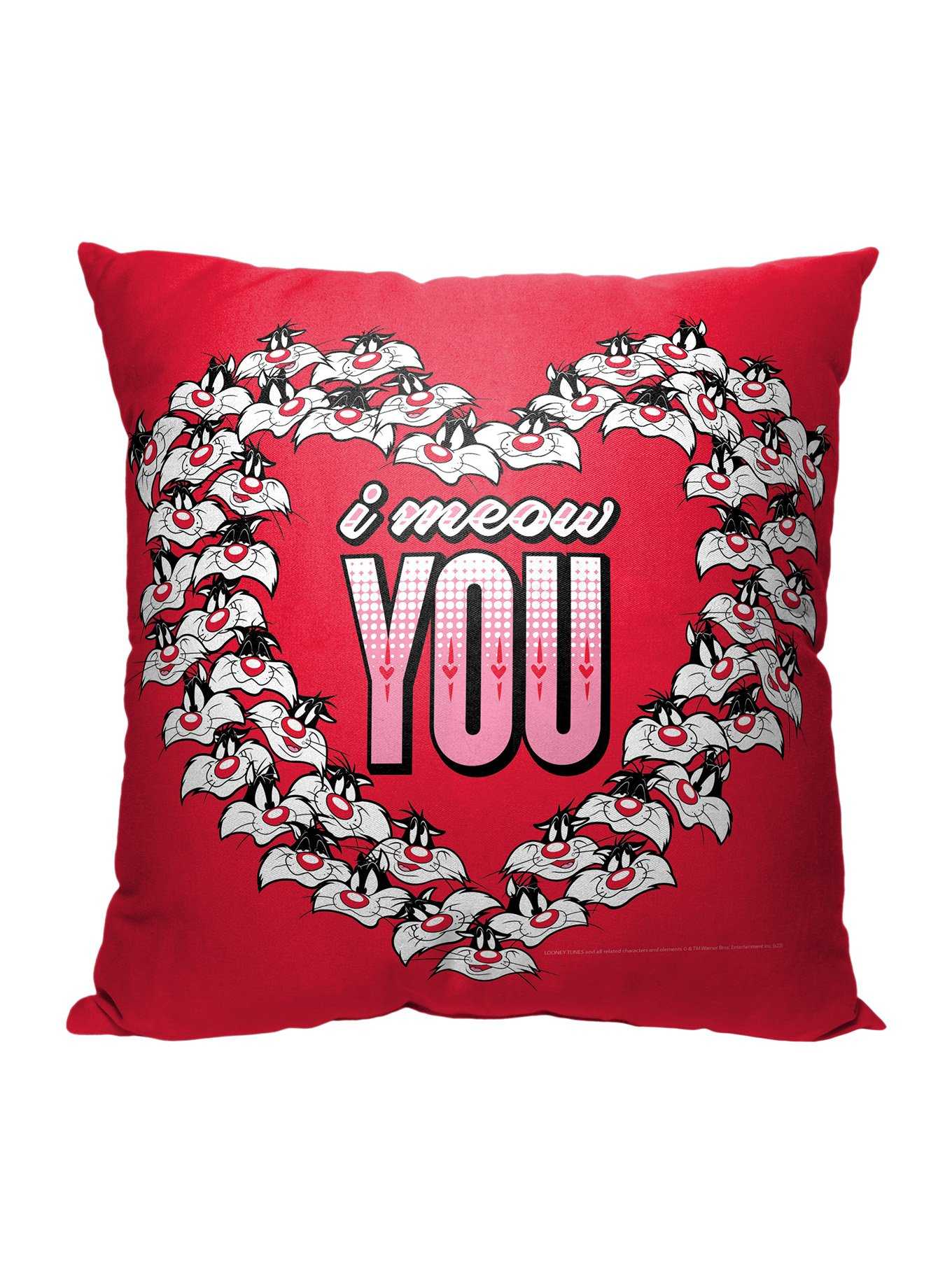Looney Tunes Meow You Printed Throw Pillow, , hi-res