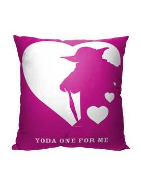 Star Wars Classic Yoda One Printed Throw Pillow, , hi-res