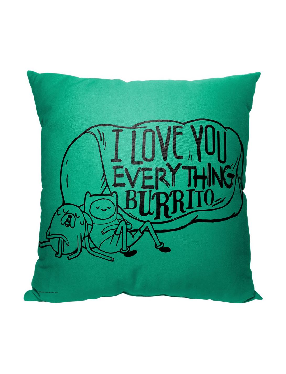 Adventure Time Everything Burrito Printed Throw Pillow, , hi-res