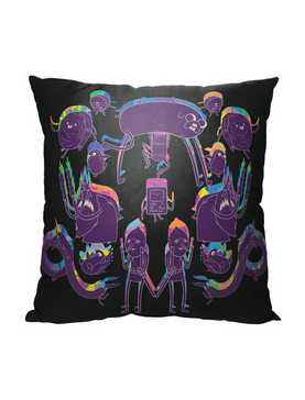 Adventure Time Mirrored Chaos Printed Throw Pillow, , hi-res