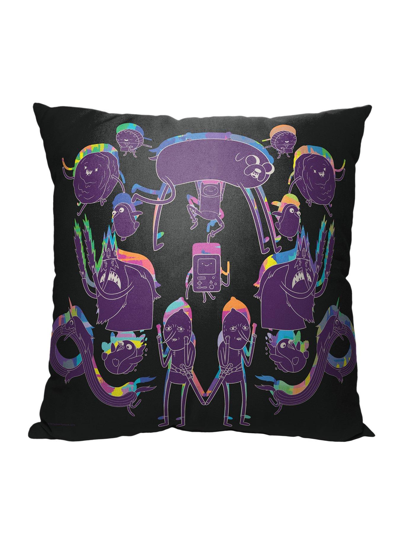 Adventure Time Mirrored Chaos Printed Throw Pillow, , hi-res