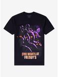 Five Nights At Freddy's Movie Poster T-Shirt, BLACK, hi-res