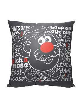 Disney Pixar Toy Story Mr Potato Head Phrases Printed Throw Pillow, , hi-res