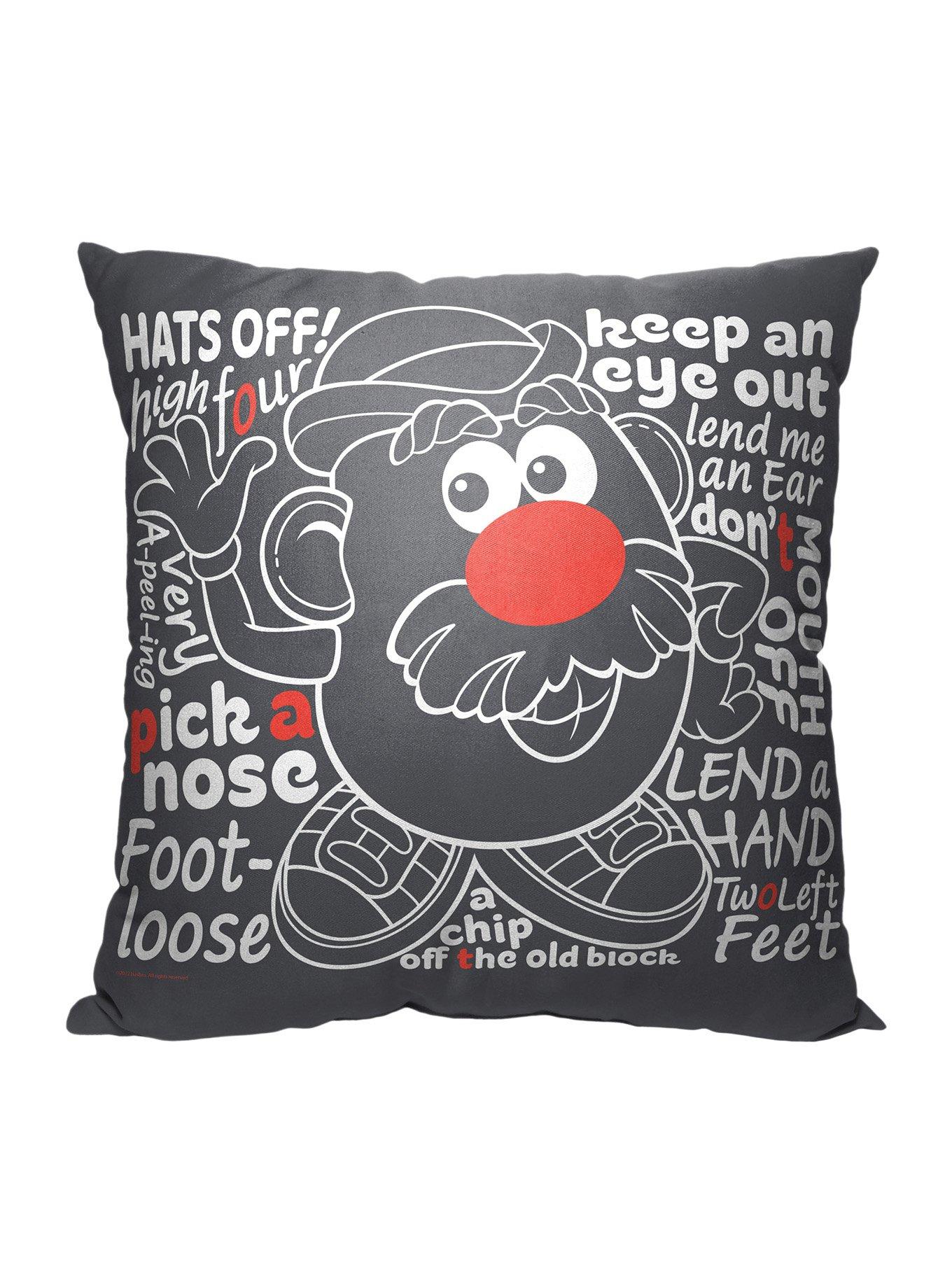 Disney Pixar Toy Story Mr Potato Head Phrases Printed Throw Pillow, , hi-res