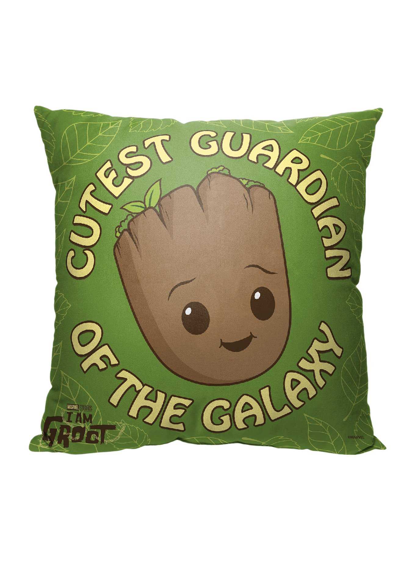 Marvel I Am Groot Cutest In The Galaxy Printed Throw Pillow, , hi-res