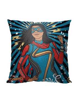 Marvel Ms Marve Bold Kamala Printed Throw Pillow, , hi-res