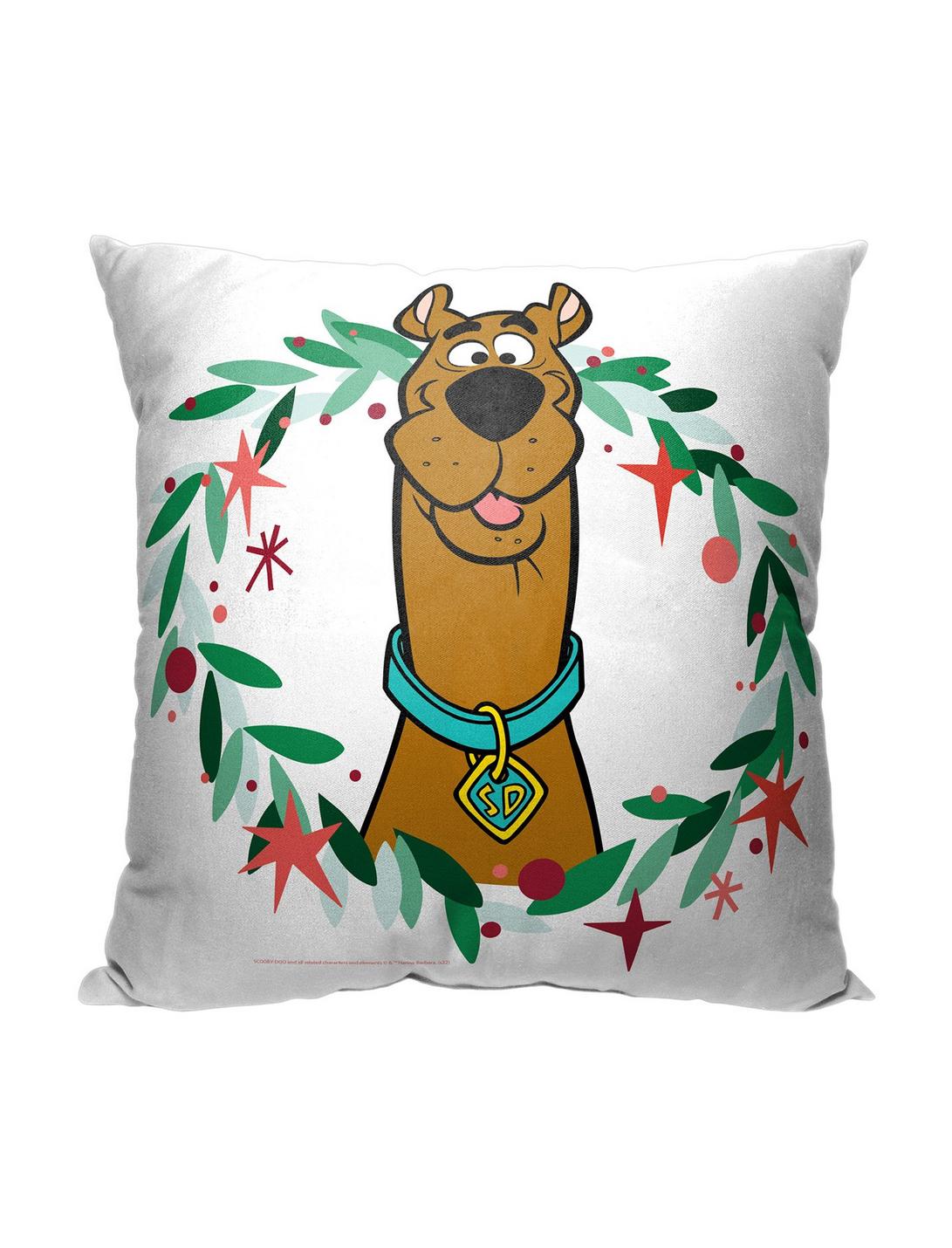 Scooby-Doo! Festive Scooby Printed Throw Pillow, , hi-res