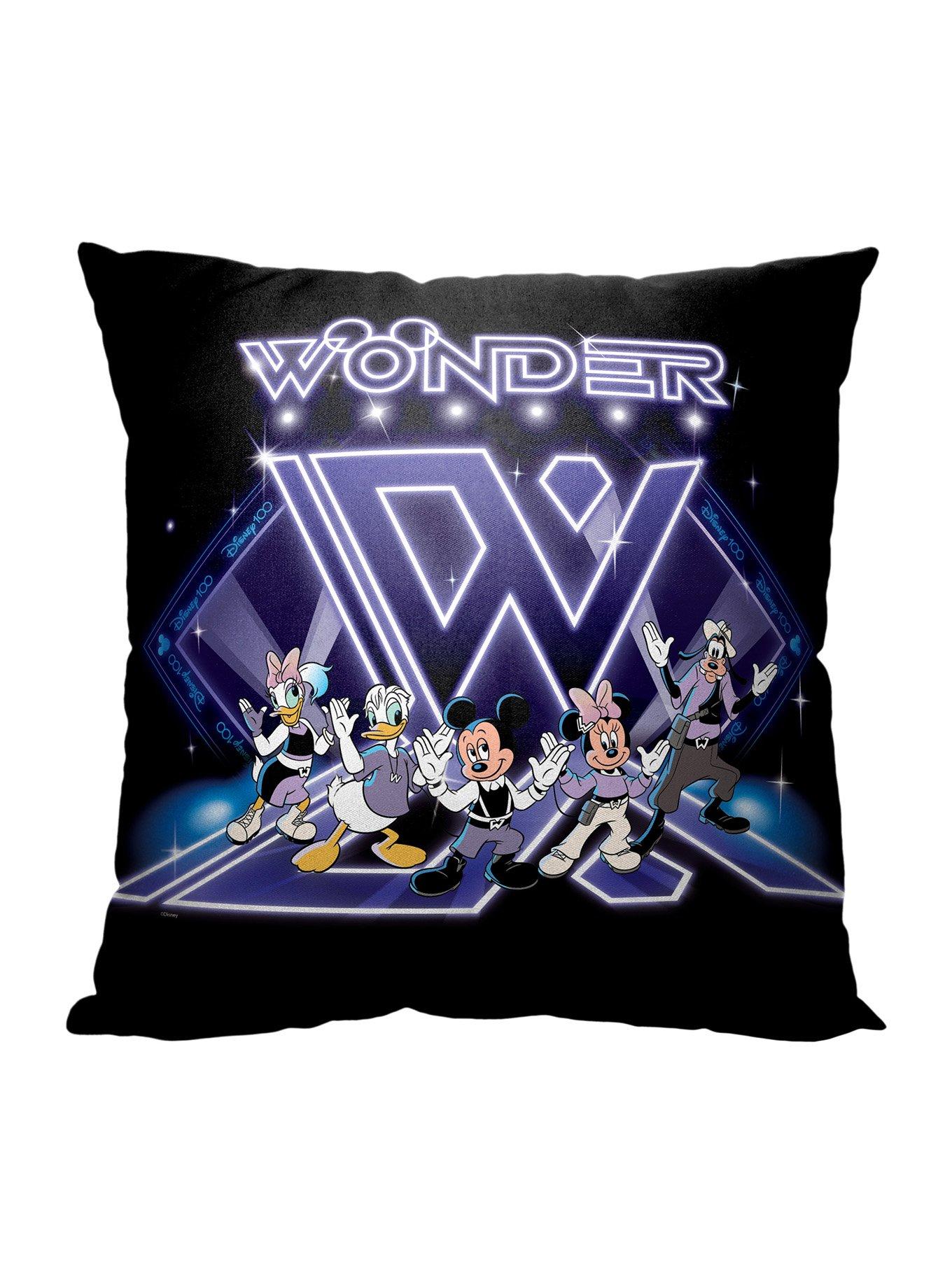 Disney100 Mickey Mouse Wonder Group Printed Throw Pillow, , hi-res