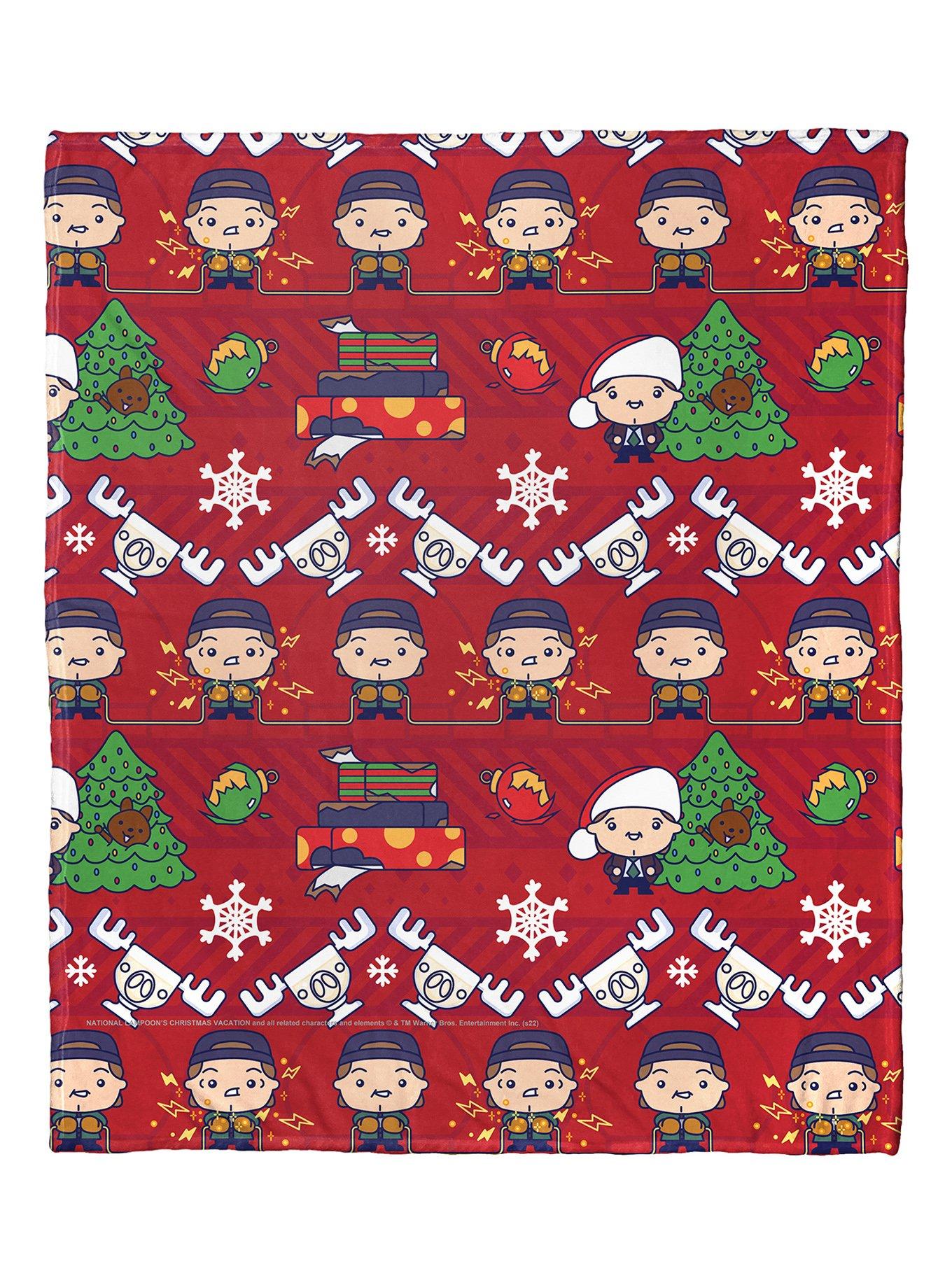 National Lampoon's Christmas Vacation Clarkmas Christmas Silk Touch Throw Blanket, , hi-res