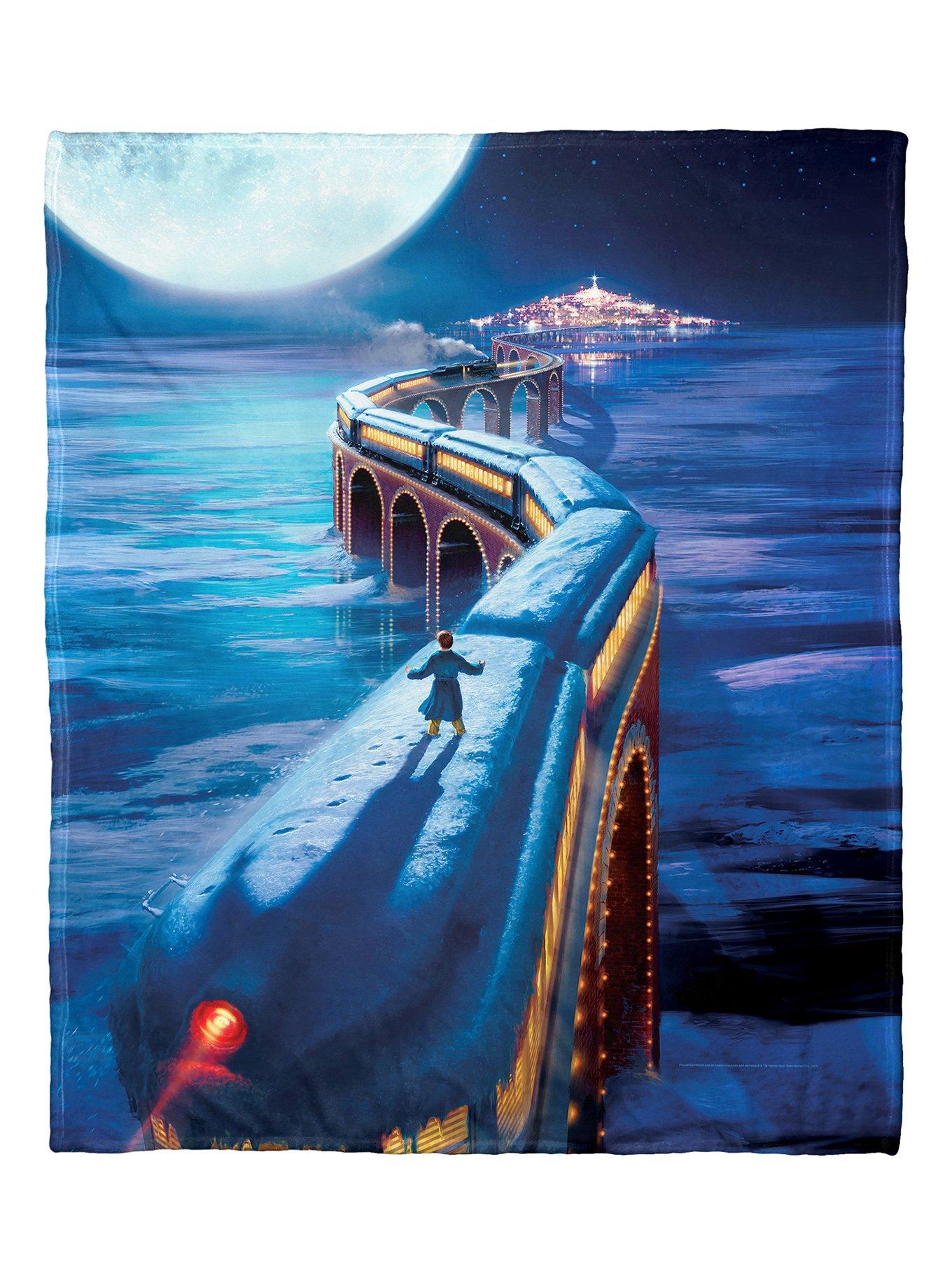 The Polar Express To The North Pole Silk Touch Throw Blanket, , hi-res