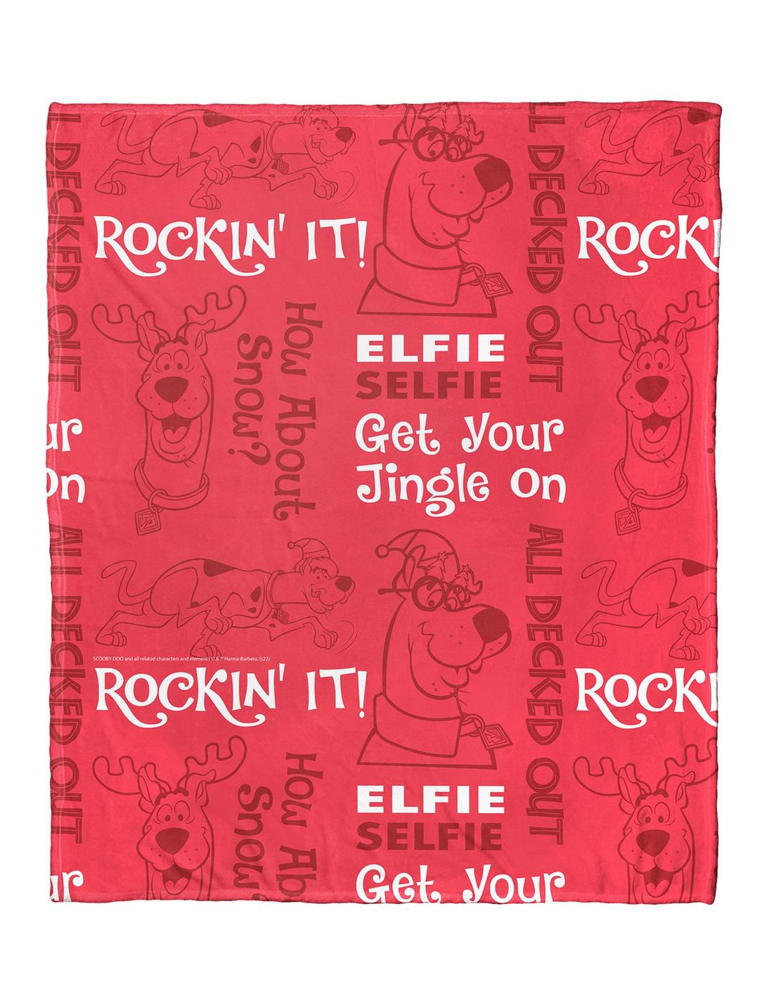 Scooby-Doo! Get Your Jingle On Silk Touch Throw Blanket, , hi-res