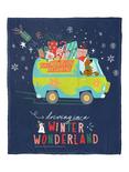 Scooby-Doo! Driving In A Winter Wonderland Silk Touch Throw Blanket, , hi-res