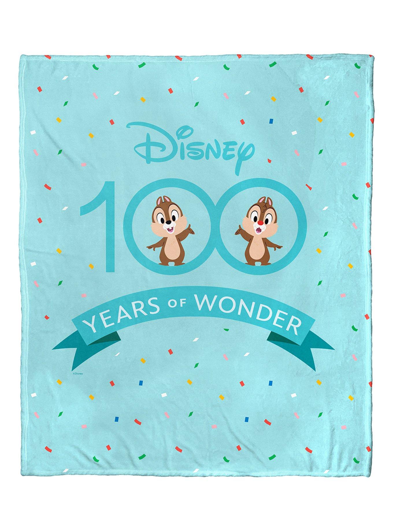 Disney100 Chip And Dale Chipmunk Years Silk Touch Throw Blanket, , hi-res