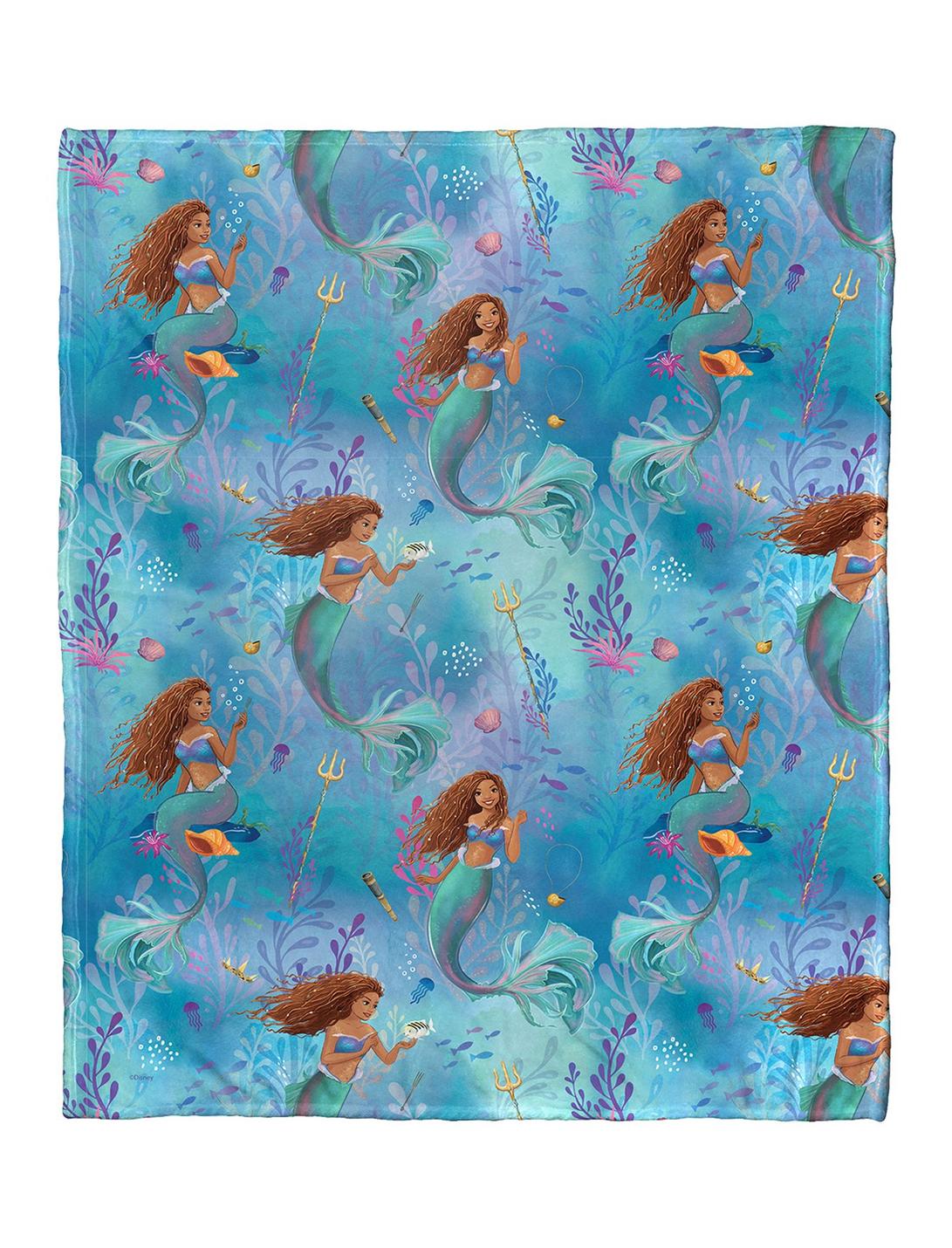 Disney The Little Mermaid Ocean Adventures Silk Touch Throw, , hi-res