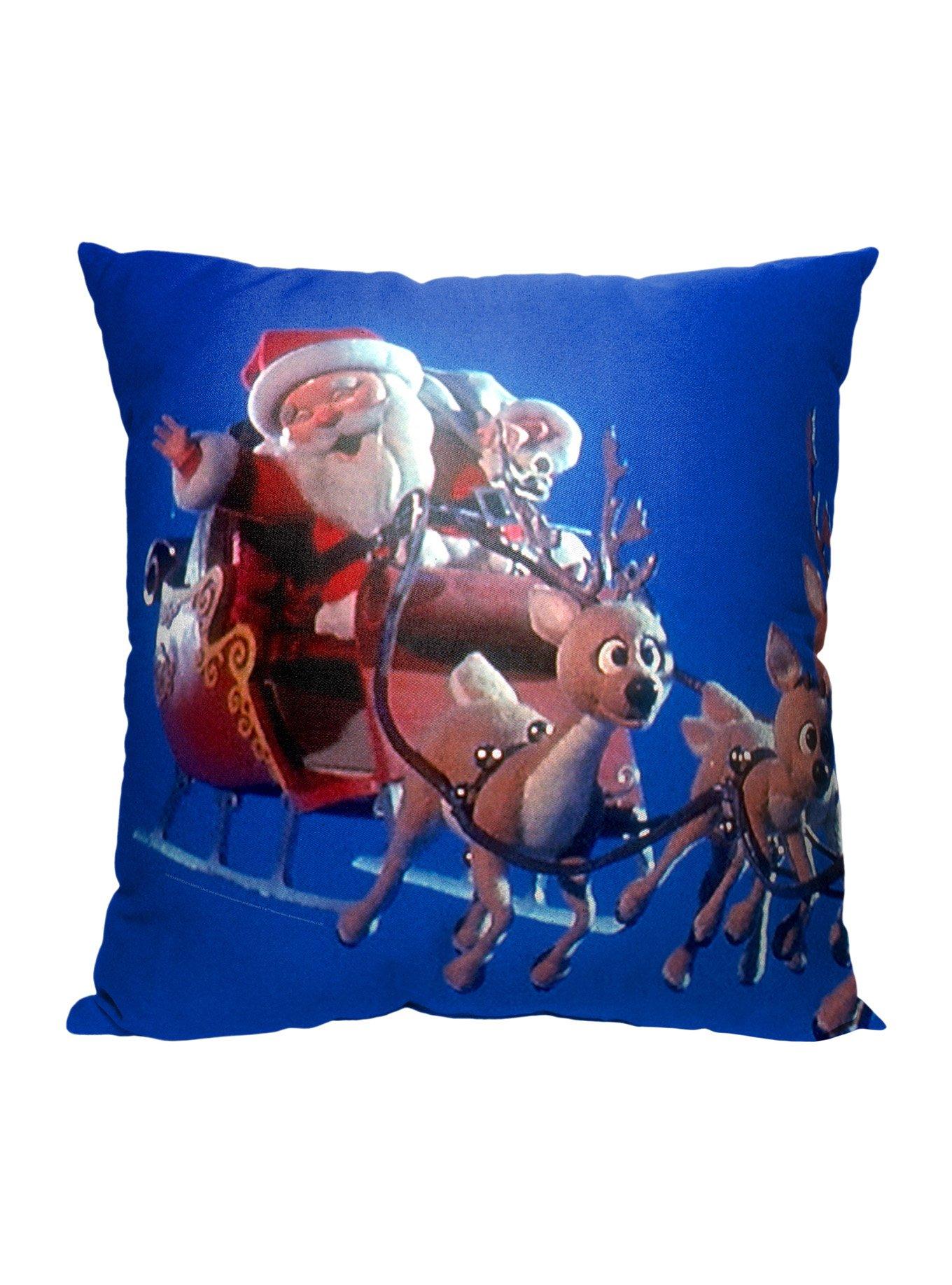 Year Without A Santa Claus Here Comes Santa Printed Throw Pillow, , hi-res