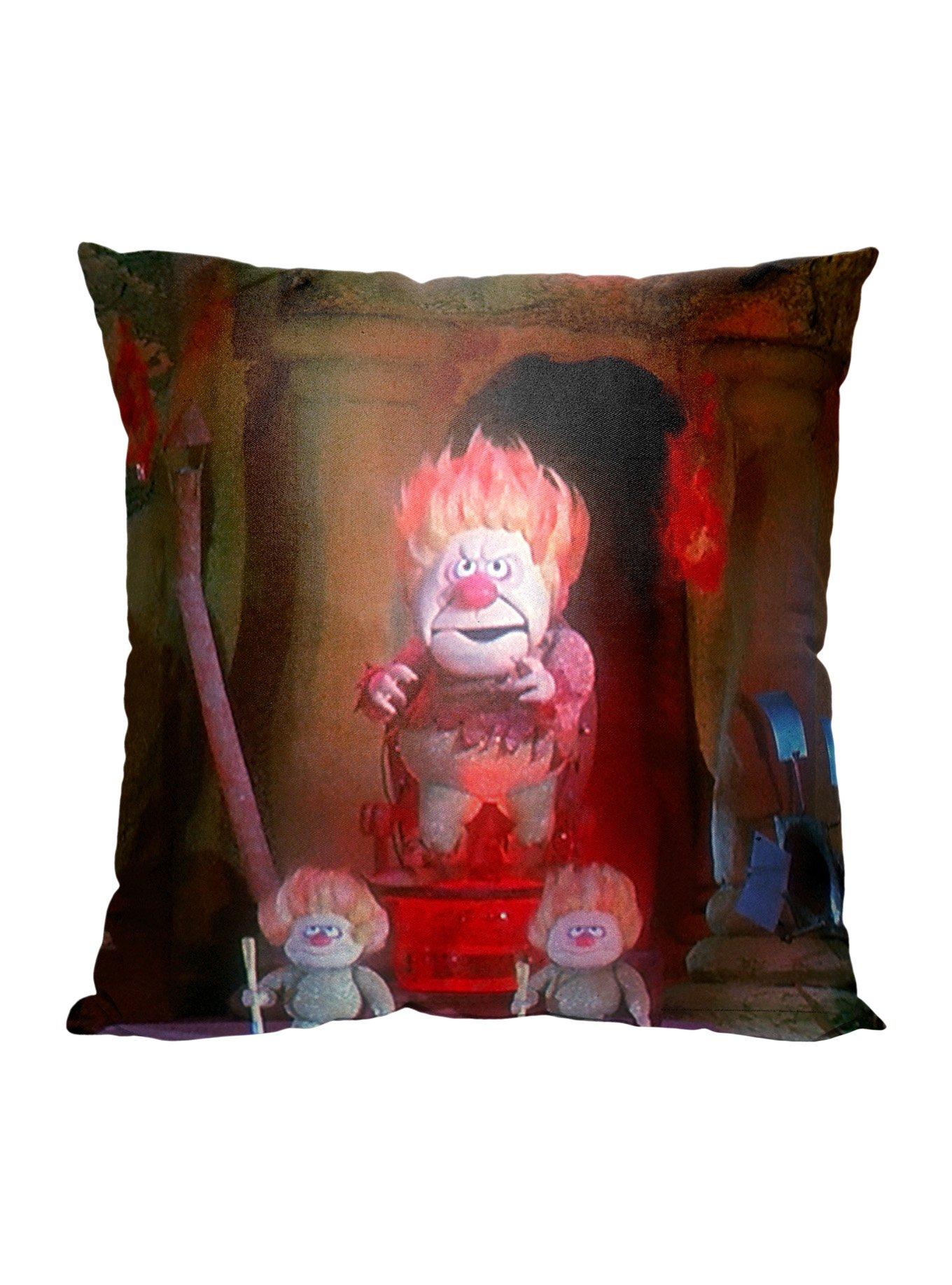 Year Without A Santa Claus Hail Heat Miser Printed Throw Pillow, , hi-res