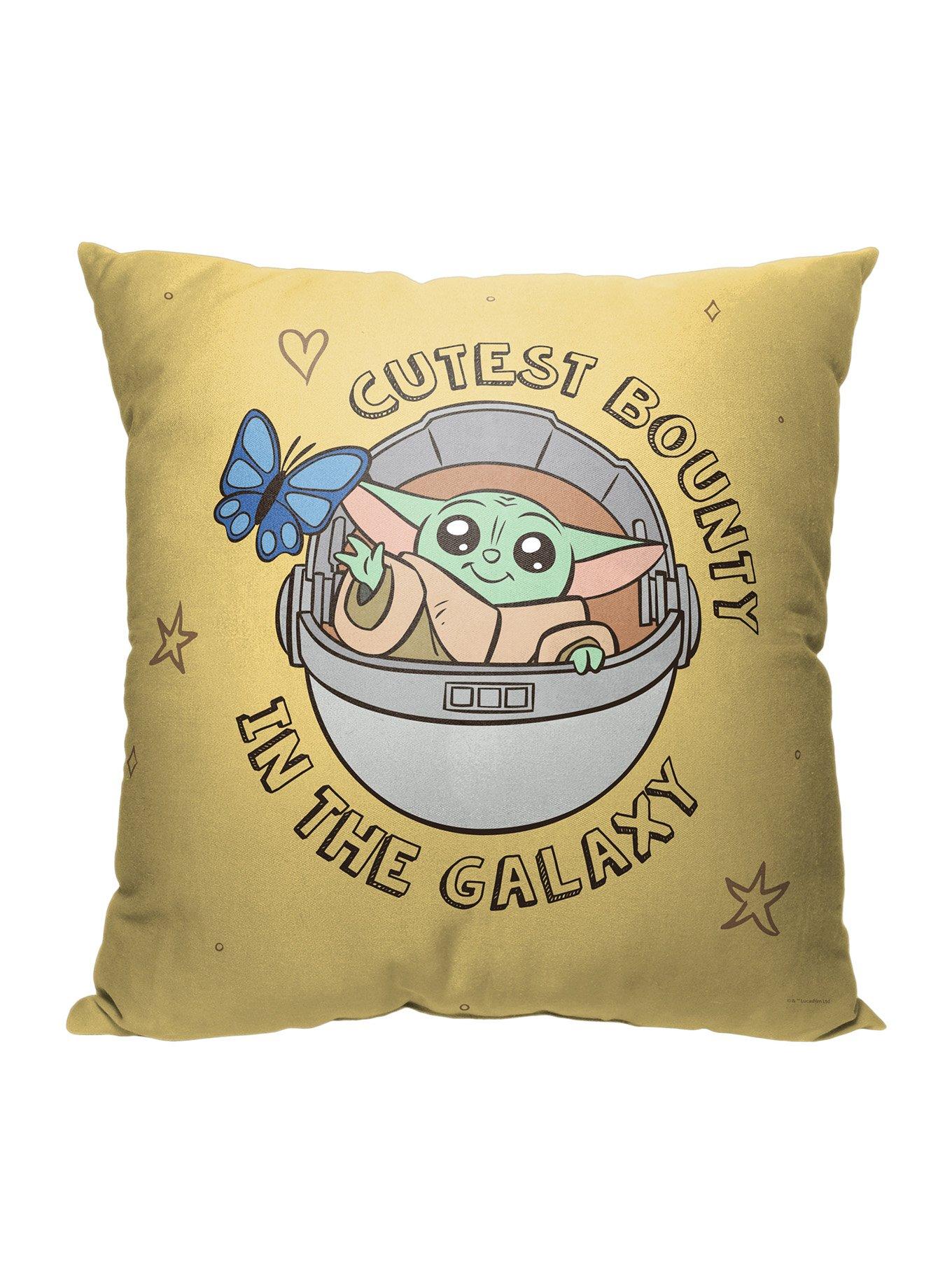 Star Wars The Mandalorian Cutest Bounty Printed Pillow, , hi-res