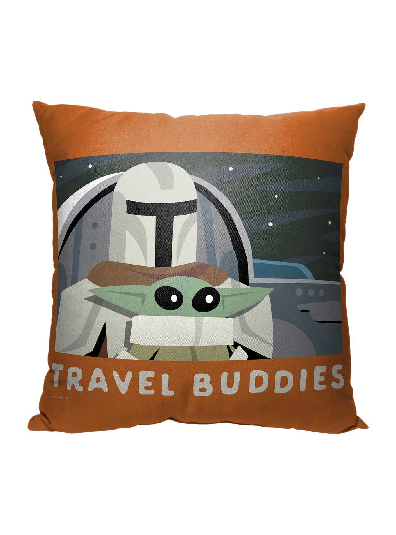 Star Wars The Mandalorian Traveling Buddies Printed Pillow, , hi-res