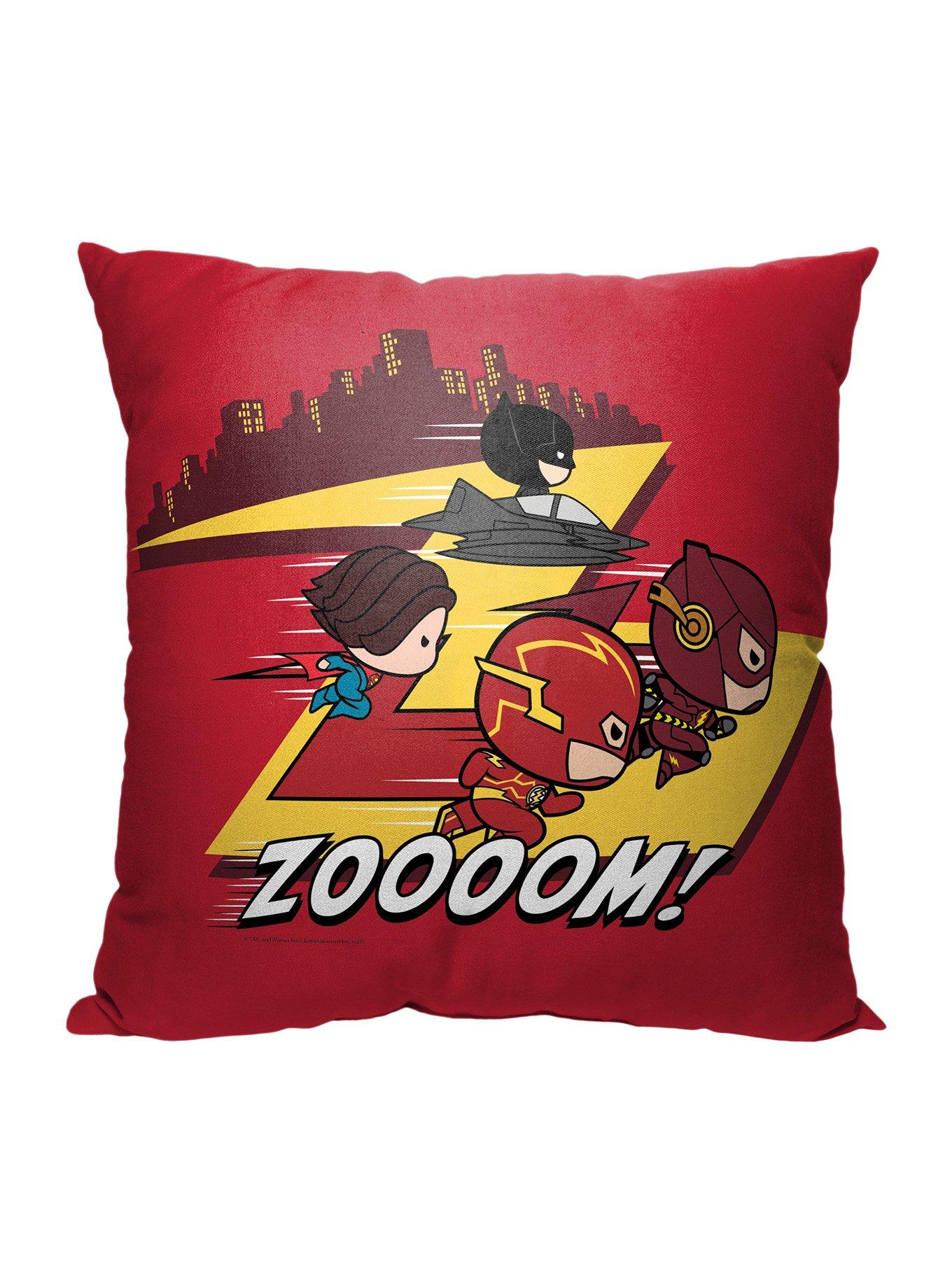 DC The Flash Zoom Printed Pillow, , hi-res