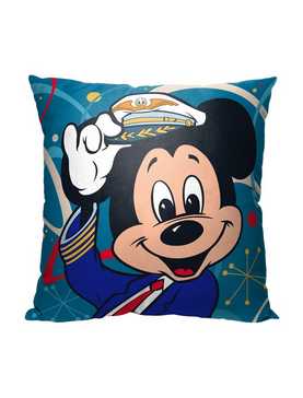 Disney Mickey Mouse Pilot Mickey Printed Throw Pillow, , hi-res