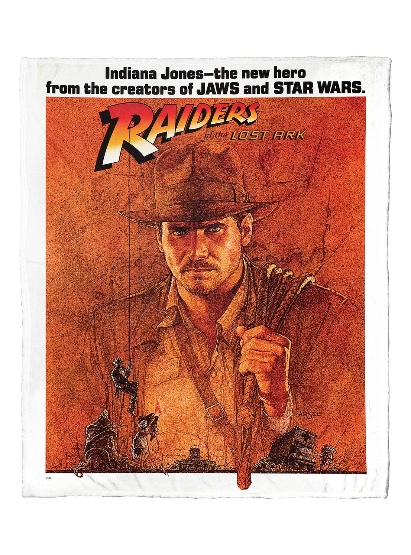 Disney Indiana Jones Raiders Of The Lost Ark Silk Touch Throw, , hi-res