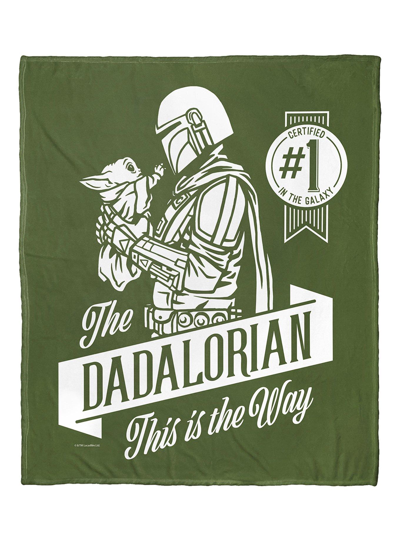 Star Wars The Mandalorian Dadalorian Silk Touch Throw Blanket, , hi-res