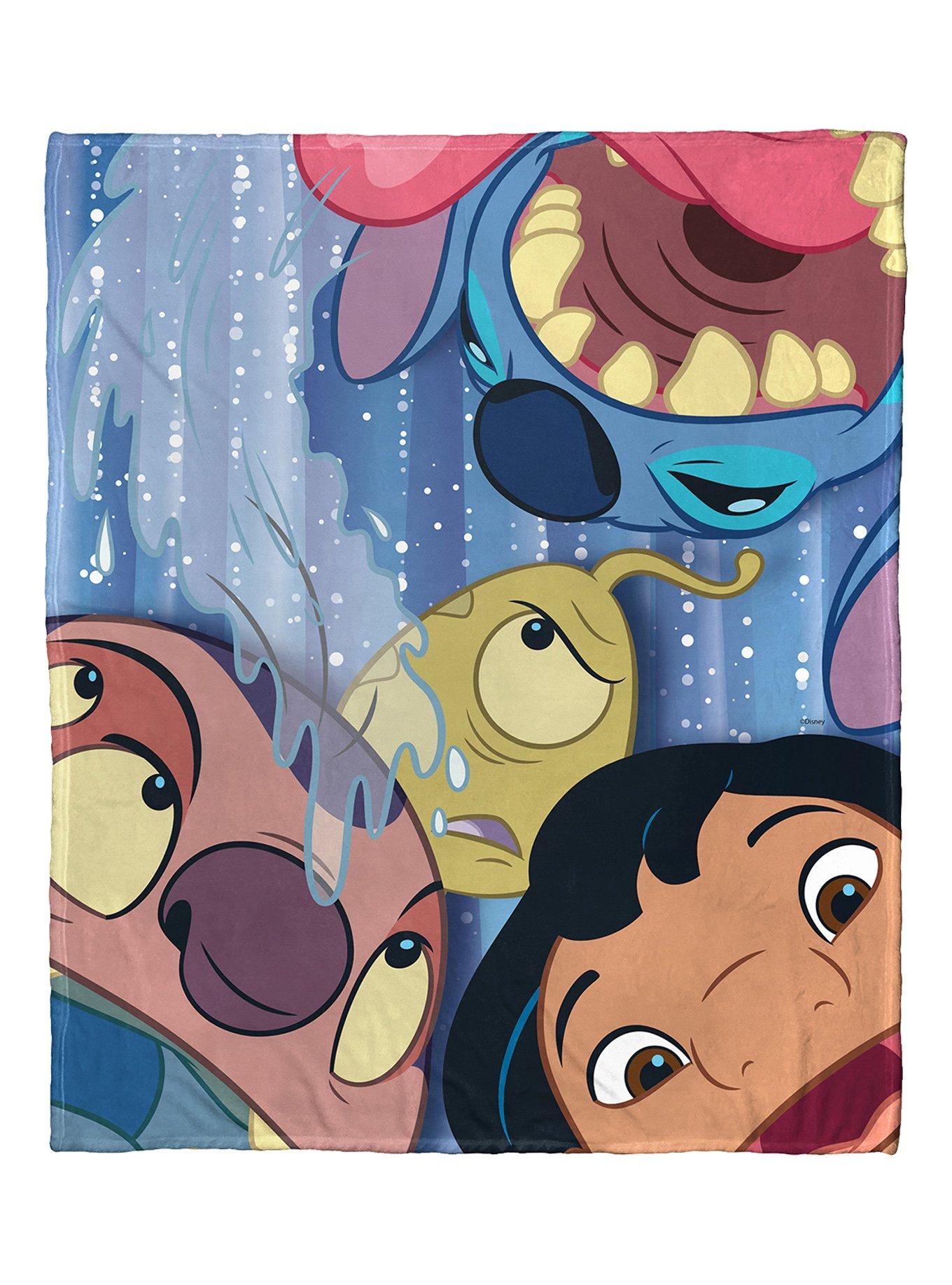 Disney100 Lilo And Stitch Ohana Silk Touch Throw Blanket, , hi-res