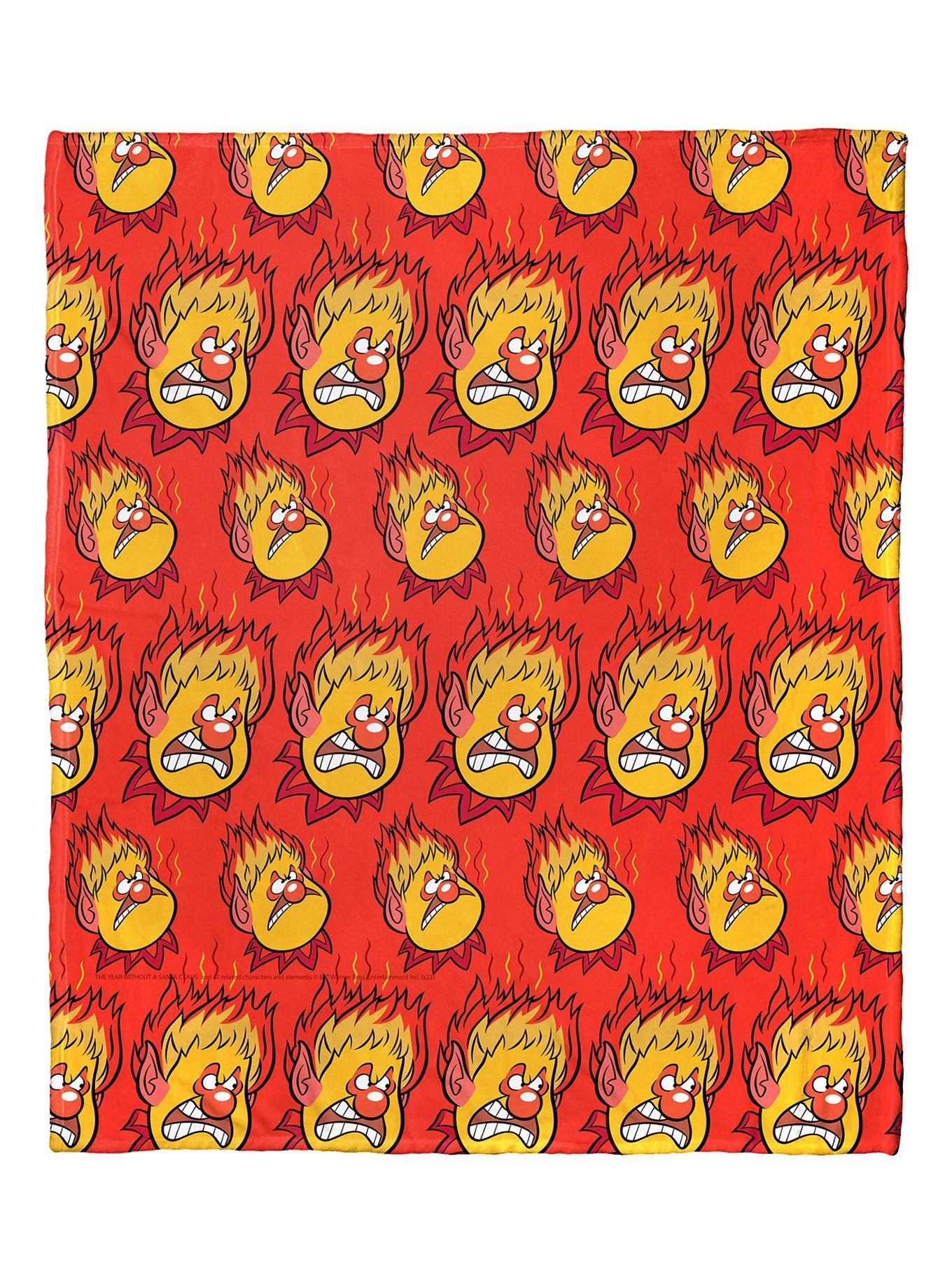 The Year Without A Santa Claus Flaming Mad Silk Touch Throw, , hi-res