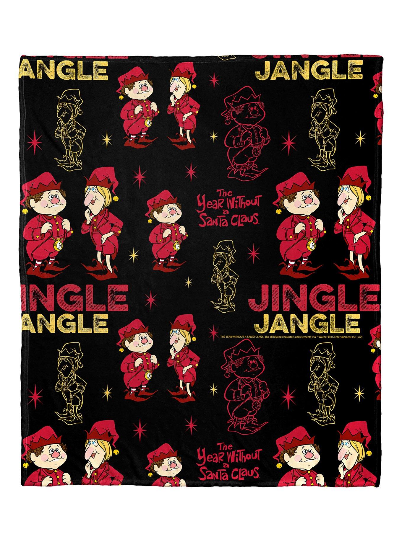 The Year Without A Santa Claus Jingle And Jangle Silk Touch Throw, , hi-res