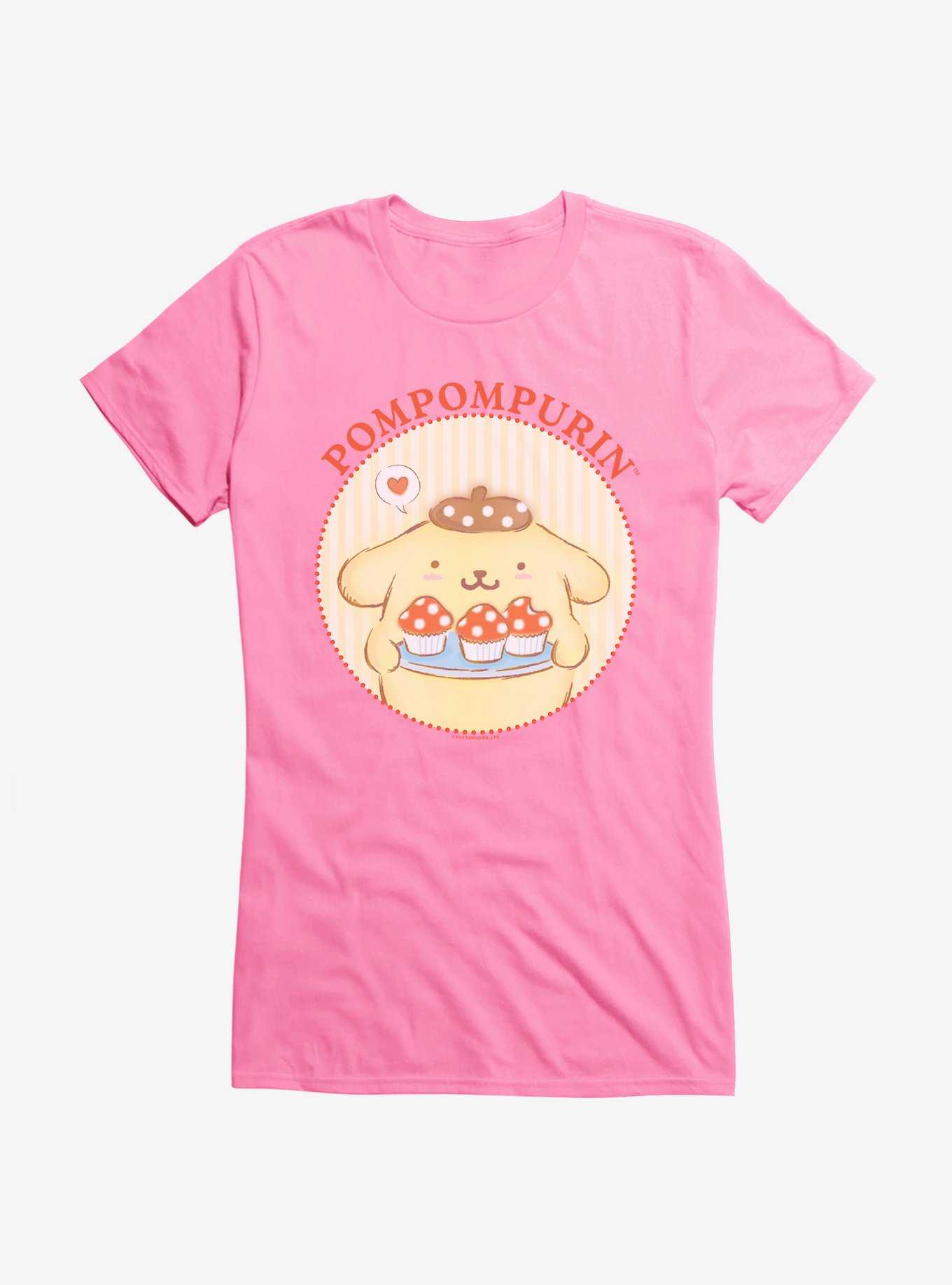 Hello Kitty And Friends Pompompurin Mushroom Cupcakes Girls T-Shirt, , hi-res