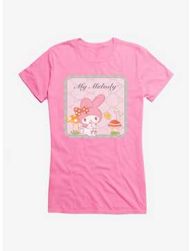 Hello Kitty And Friends My Melody Mushroom Stamp Girls T-Shirt, , hi-res