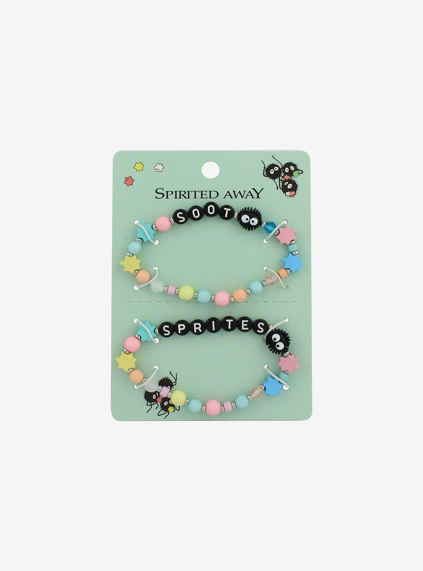 Studio Ghibli® Spirited Away Soot Sprite Pastel Bead Best Friend Bracelet Set, , hi-res