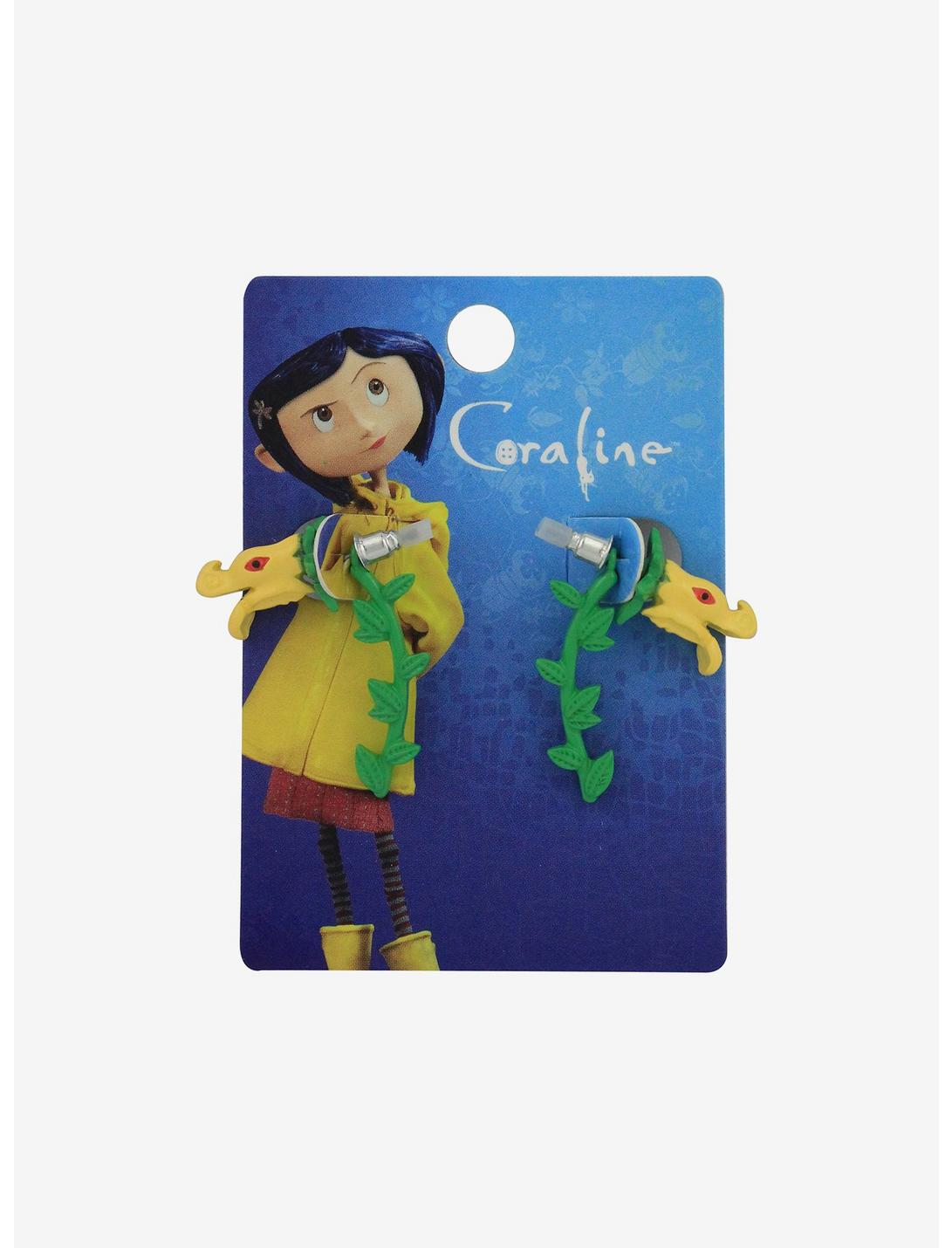 Coraline Snap Dragon Front/Back Earrings, , hi-res