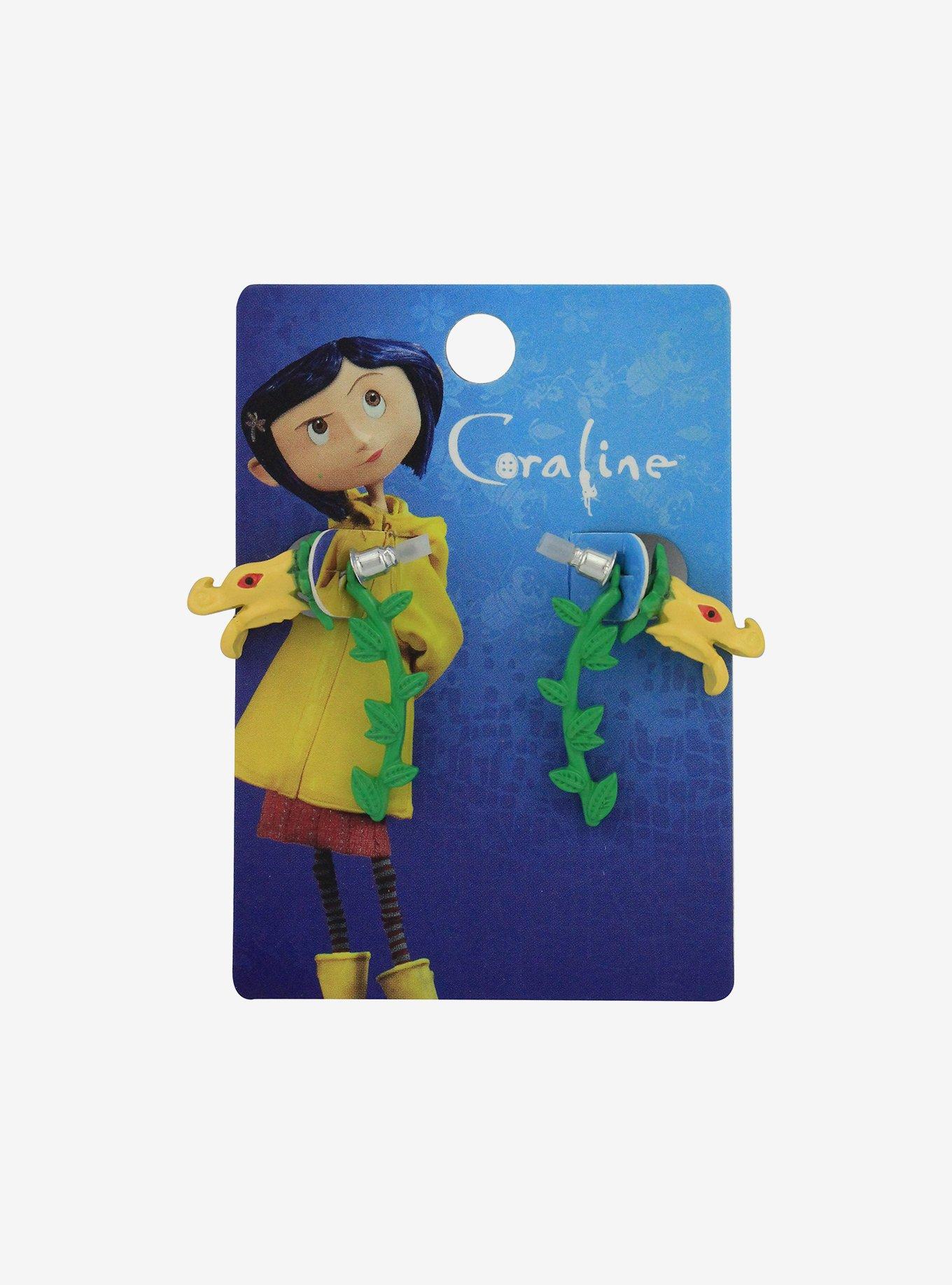 Coraline Snap Dragon Front/Back Earrings, , hi-res