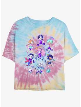 Devil's Candy Chibi Jumble Girls Tie-Dye Crop T-Shirt, , hi-res
