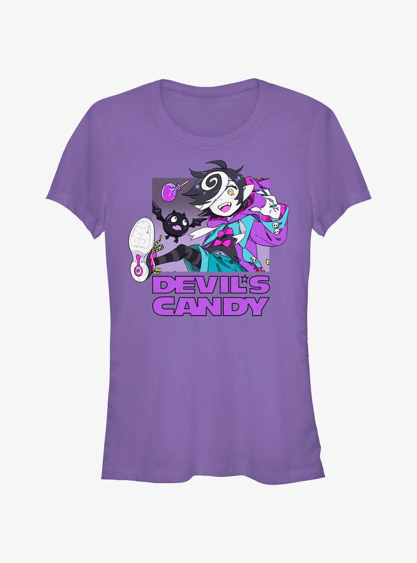 Devil's Candy Kazu Portrait Girls T-Shirt, PURPLE, hi-res