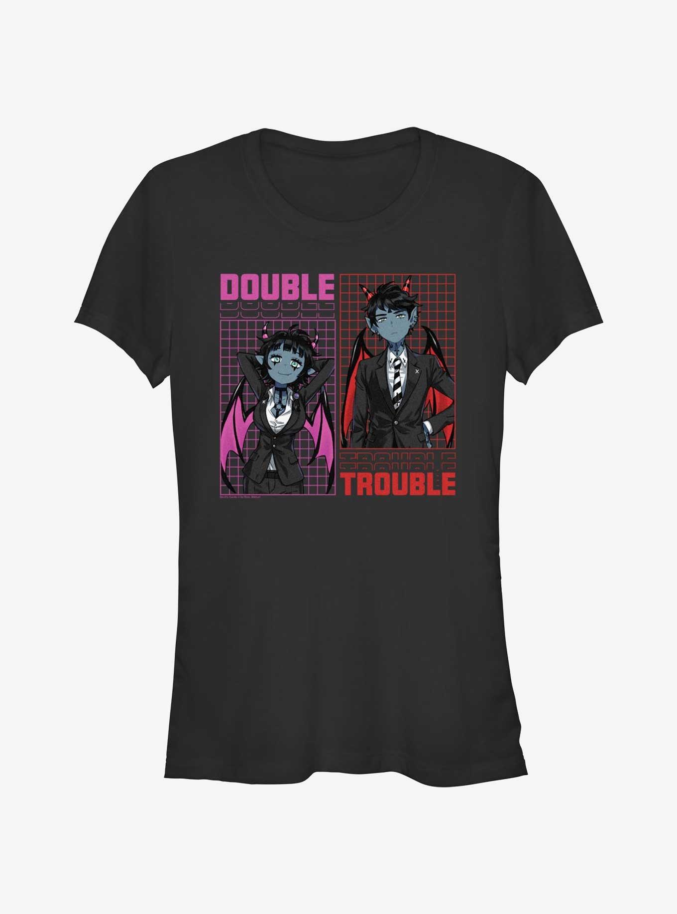 Devil's Candy Double Trouble Girls T-Shirt, BLACK, hi-res