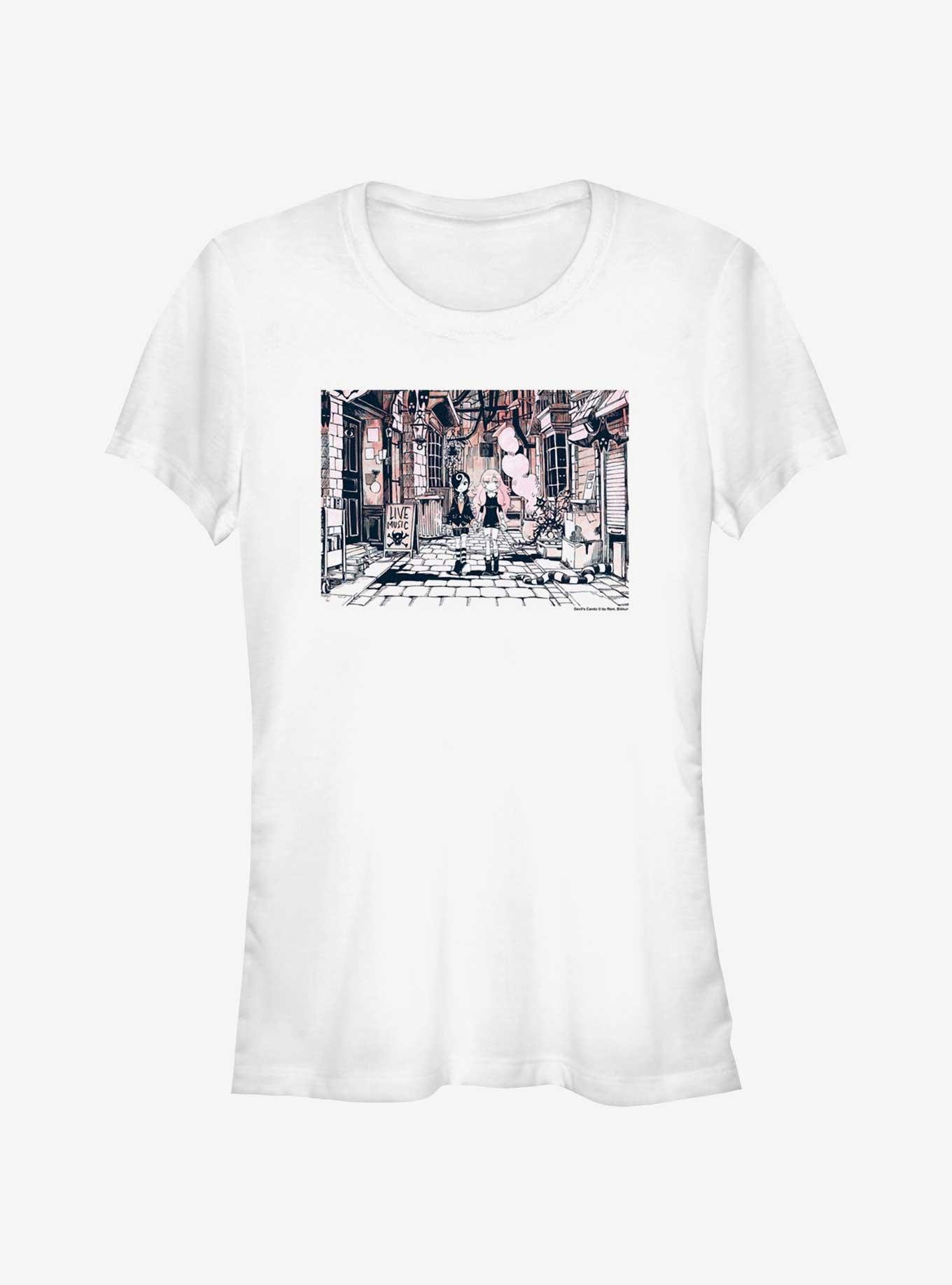 Devil's Candy Devil Alley Girls T-Shirt, WHITE, hi-res