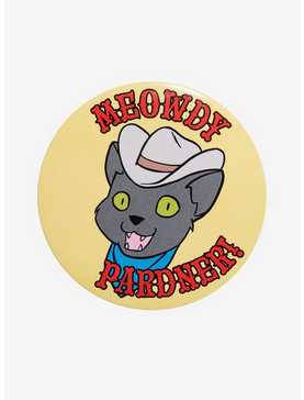 Meowdy Pardner! Cat 3 Inch Pin, , hi-res