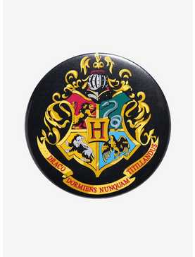 Harry Potter Hogwarts Crest Button, , hi-res