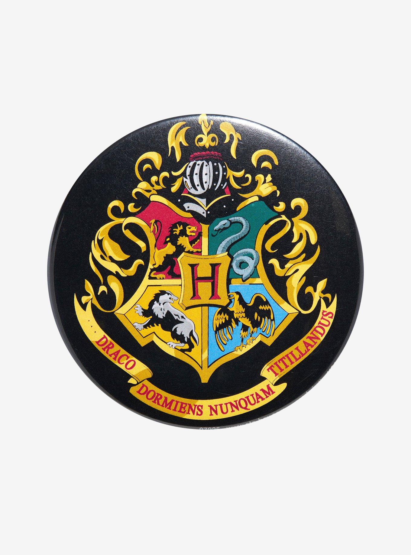 Harry Potter Hogwarts Crest Button, , hi-res