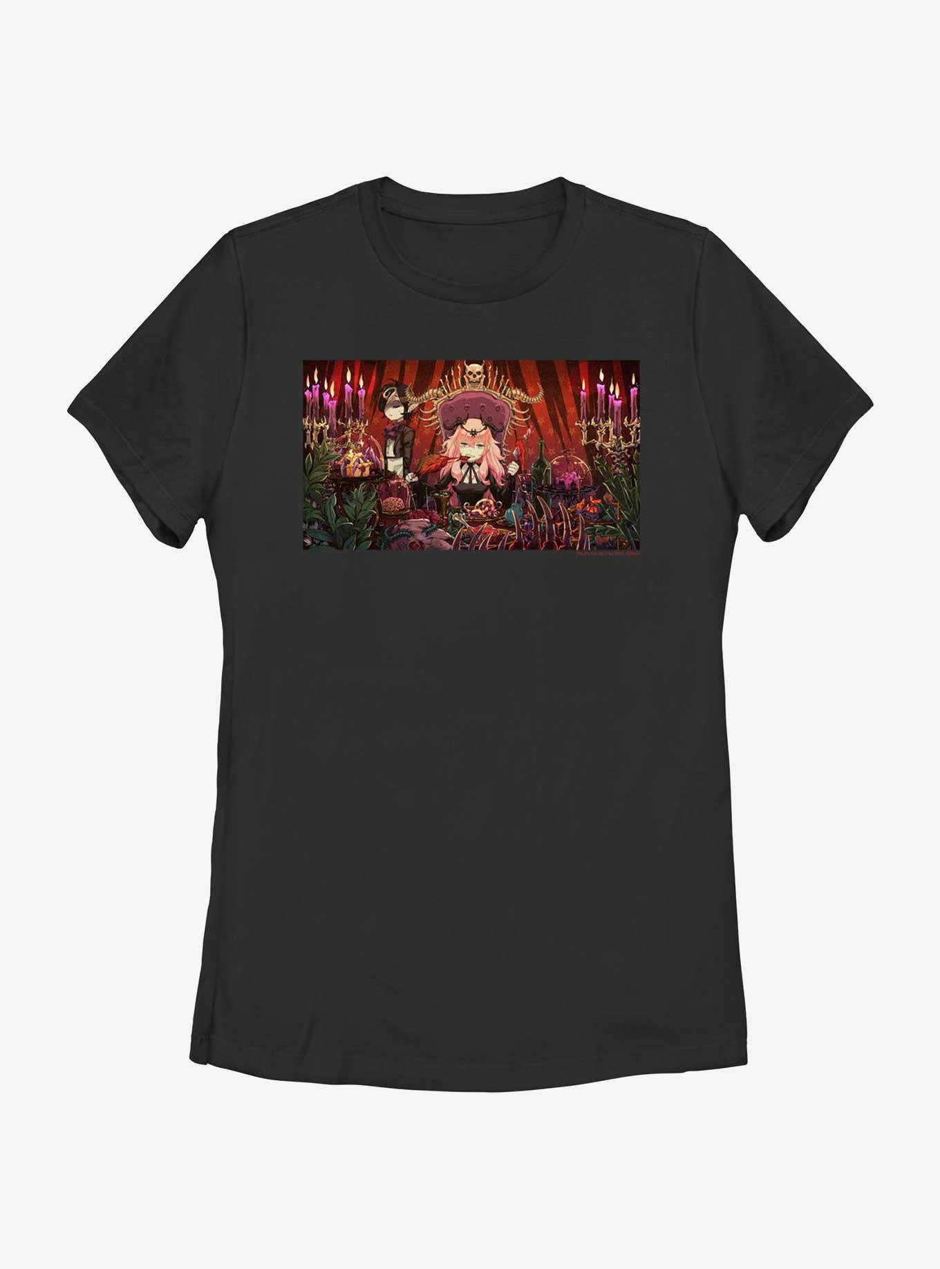 Devil's Candy Dinner Time Womens T-Shirt, BLACK, hi-res