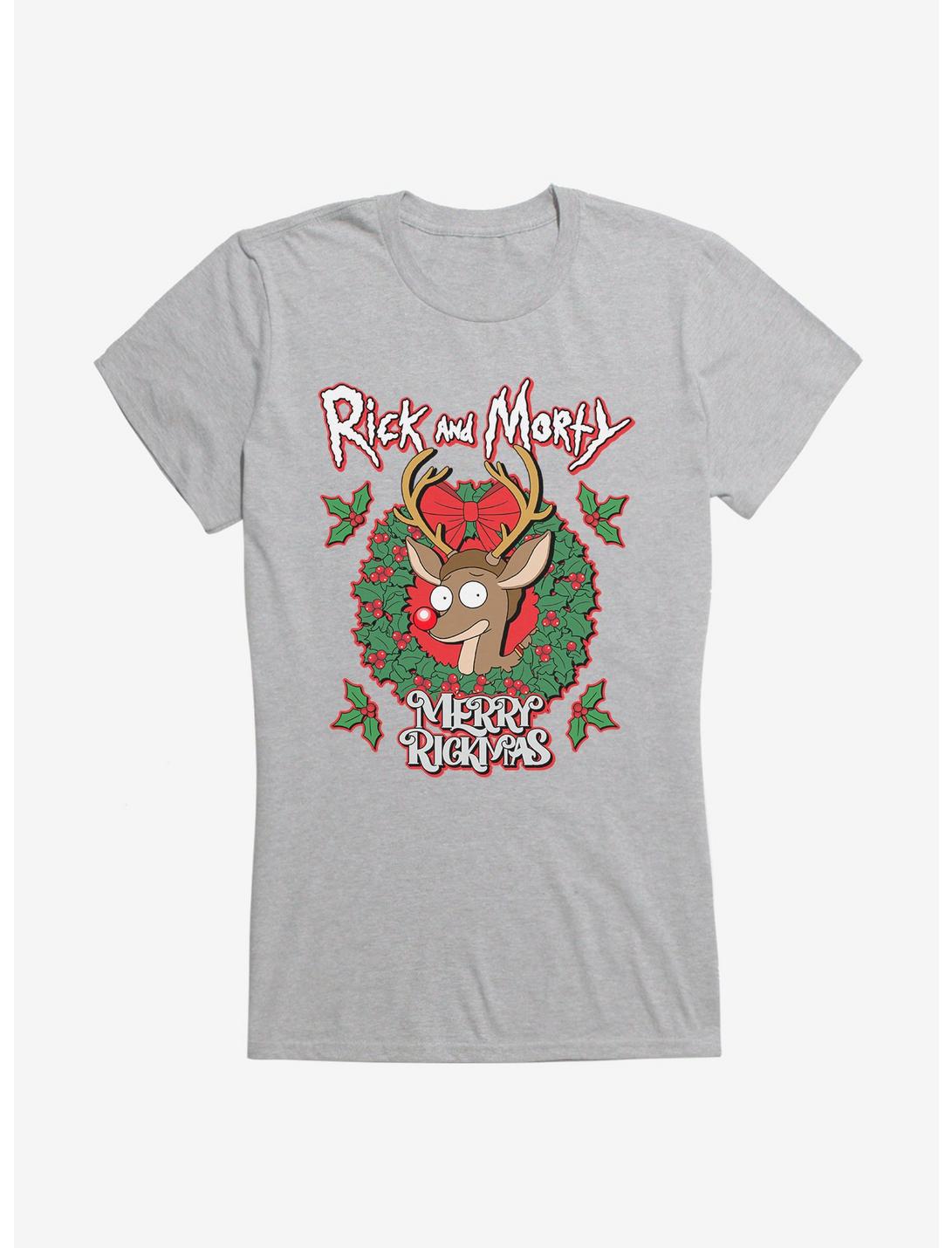 Rick & Morty Reindeer Morty Merry Rickmas Girls T-Shirt, , hi-res